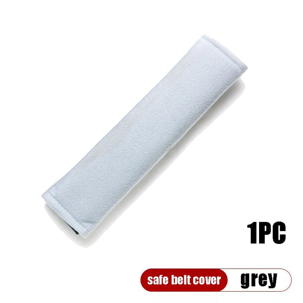 Universal Plush Seat Belt Cover – Adjustable Shoulder Pad for Kids & Adults