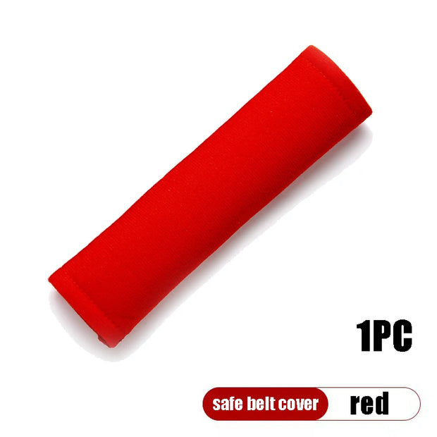 Universal Plush Seat Belt Cover – Adjustable Shoulder Pad for Kids & Adults