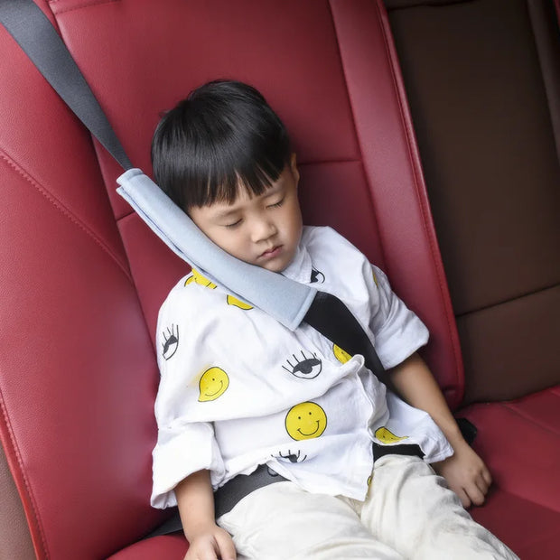 Universal Plush Seat Belt Cover – Adjustable Shoulder Pad for Kids & Adults