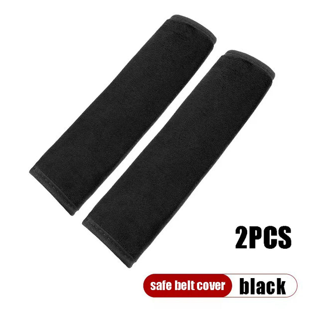 Universal Plush Seat Belt Cover – Adjustable Shoulder Pad for Kids & Adults
